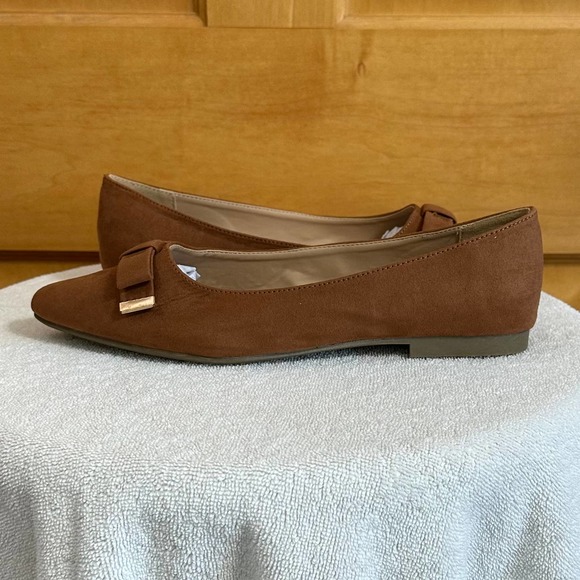 NWT, CasfelRen Women's Size 8 Flats Comfort Shoe Light Brown - Picture 4 of 12